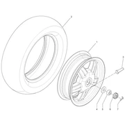 Roue arrière