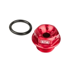 BOUCHON D'HUILE SCOOT STAGE 6 MBK 50 BOOSTER, STUNT, NITRO/YAMAHA 50 BWS, SLIDER, AEROX -ROUGE