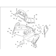 Coffre avant - Contre-tablier