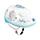 CHILD BIKE HELMET- DISNEY V2 FROZEN - WHITE WITH ADJUSTEMENT KNOB -EURO 52-56 (ON CARD)