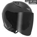 CASQUE JET ADX AJ300 NOIR MAT M (DOUBLE ECRAN) (ECE 22.06) (AVEC VISIERE FUME NOIR SUPPLEMENTAIRE A L'INTERIEUR DE LA BOITE)