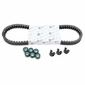 KIT TRANSMISSION (COURROIE, GALETS, GUIDES) ORIGINE PIAGGIO 125 PRIMAVERA VESPA 2013>2017 -1R000583