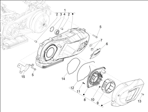 Couvercle carter - Refoidissement carter