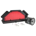 KIT ENTRETIEN MOTO ADAPTABLE KAWASAKI 650 ER-6F, ER-6N 2012>2016 (PACK 4 PIECES) -SELECTION P2R PREMIUM