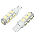 AMPOULE/LAMPE A LED 12V 10W CULOT W2,1x9,5d WEDGE BLANC SMD (CLIGNOTANT)  (LA PAIRE)  -P2R-