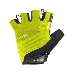 GANTS VELO COURT GIST KONTROL ETE JAUNE FLUO L (PAIRE SUR CARTE) AVEC VELCRO -5512