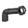 STEM FOR MTB/URBAN/TREKKING - ERGOTEC ADUSTABLE - OCTOPUS XL - BLACK AMUMINIUM Ø 31,8 Lg 85mm- For Fork Ø 1"1/8 (APPROVED LEVEL 5)