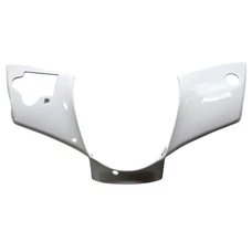CARENAGE/COUVRE GUIDON SCOOT ADAPTABLE PIAGGIO 50 ZIP 2000> BLANC BRILLANT -P2R