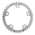 PLATEAU ROUTE 5BRA D.130 STRONGLIGHT DURAL 38DTS INTERIEUR ARGENT TYPE SHIMANO 9/10V.