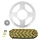 CHAIN AND SPROCKET KIT FOR BETA 125 RR LC 2010>2020 428 14x63 (Ø SPROCKET 100/120/8.5/16) (OEM SPECIFICATIONS) -AFAM