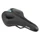 SADDLE- NEWTON FOR URBAN BIKE MEMORY COMFORT BLACK 265x165mm -STEEL RAIL - BLACK (SHAPE MEMORY)