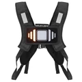 VESTE/GILET/BAUDRIER CLIC -LIGHT V2 AVEC SIGNALISATION INTEGREE 48 LEDS AVEC INDICATEUR DIRECTION ET TELECOMMANDE CINTRE SANS FIL (H20xL20cm) RECHARGEABLE USB