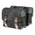 SACOCHE ARRIERE VELO DOUBLE BASIL BOHEME 35L NOIR/CREME FIXATION VELCROS SUR PORTE BAGAGE (37x15x37cm)