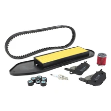 KIT/PACK ENTRETIEN MAXISCOOTER ADAPTABLE YAMAHA 125 XMAX 2018>2020 (PACK 7 PIECES) -SELECTION P2R