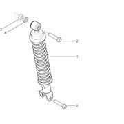 Suspension arrière - Amortisseur/s