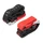 SANGLE MOTO UPDESIGN A BOUCLE AUTOMATIQUE AVEC CROCHET/MOUSQUETON NOIR/ROUGE 38mm x 2,1M (RESISTANCE 550KG) (VENDU A LA PAIRE)