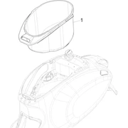 Logement casque - Dessous de selle