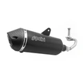 CARENAGE/TABLIER AV SCOOT ADAPTABLE MBK 50 STUNT/YAMAHA 50 SLIDER NOIR BRILLANT (PARTIE OTIQUE)  -P2R-