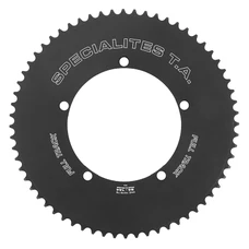 PLATEAU PISTE 5BRA D.144 TA FULL TRACK 64DTS NOIR ALU 7075 POUR CHAINE 3.17mm (1"1/8)