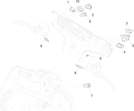 Inverseurs - Commutateurs - Boutons - Interrupteurs