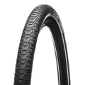 PNEU VTT URBAIN / VAE 26 X 1.75 HUTCHINSON HAUSSMANN INFINITY PROTECT NOIR TR REINFORCED 5mm FLANC REFLEX (47-559) HOMOLOGUE VAE e50