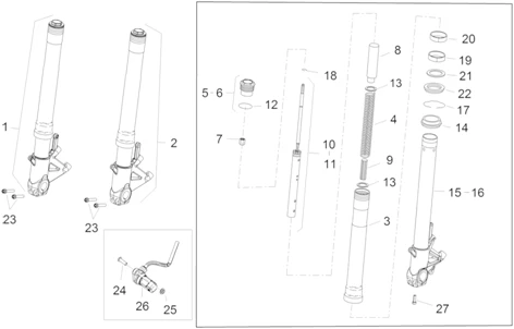 Fourche avant