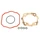 GASKET SET FOR CYLINDER KIT ARTEK K2 ALU FOR DERBI 50 SENDA 1996>2005, GPR/GILERA 50 SMT 2000>2005, RCR ( DERBI EURO 2)