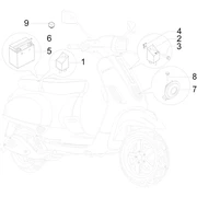 Relais - Batterie - Avertisseur sonore