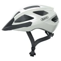 CASQUE VELO ADULTE ABUS ROUTE MACATOR BLANC PERLE TAILLE L (58-62cm) REGLAGE MOLETTE