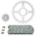 KIT CHAINE ADAPTABLE HONDA VT 125 C SHADOW 1999>2008 520 14x41 (DIAM COURONNE 58/90/10.5) (DEMULTIPLICATION ORIGINE) -AFAM