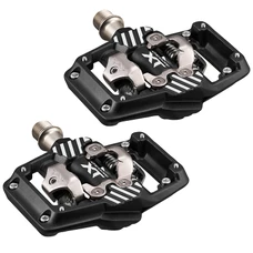 PEDALE VTT AUTOMATIQUE SHIMANO XT M8220 SPD NOIR AVEC CALES (PAIRE)