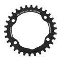 CHAINRING FOR MTB-FOR SINGLE- 30T. Ø96 1X11 BLACK STRONGLIGHT -4 ARMS- XT M8000/SLX M7000 NON THREADED