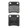 PLAQUETTE DE FREIN POLINI POUR PEUGEOT 50 TWEET 2014> AV / DAELIM 50 E-FIVE 2003> AV, 50 S-FIVE 2006> AV / CAGIVA 125 WR 1993> AR (L 41mm - H 43mm - P 7,7mm) (174.0132) (ORIGINAL)