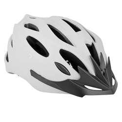 CASQUE VELO ADULTE NEWTON ROUTE/VTT SPORT GRIS CLAIR MAT IN-MOLD FERMETURE BOUCLE FIDLOCK TAILLE 58-61 AVEC VISIERE ET LOCK (VENDU EN BOITE)