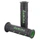 GRIP -  DOMINO ORIGINAL- ON ROAD A250 BLACK/GREEN OPEN END (PAIR) 120-125 mm.