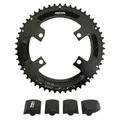 CHAINRING FOR ROAD BIKE - Ø 110 - 4 ARMS For SHIMANO ULTEGRA R8000 / R8050 MICHE 52 Teeth External Black 11 Speed.