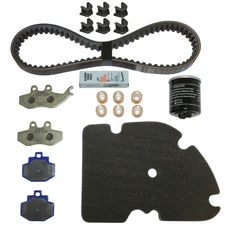 KIT ENTRETIEN MAXISCOOTER ORIGINE PIAGGIO 125 VESPA GT 2004>2006, 125 GTS 2007>2015 (AVEC GUIDES VARIATEUR)  -1R000385-