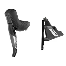 FREIN A DISQUE ROUTE / GRAVEL SRAM 12V. APEX XPLR D1 1X12V. FM AVANT/GAUCHE - LEVIER/MANETTE AVANT A DISQUE AVEC ETRIER FLATMOUNT (DURITE 1300 mm)