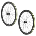 ROUES GRAVEL 700 MICHE STERRATO CARBONE PROFIL 25 mm POUR SHIMANO HG 12/11V. TUBELESS READY POIDS 1750 g -POIDS MAX 130 kg- (PAIRE)