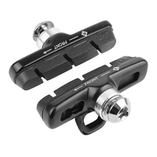 BRAKE PADS FOR ROAD BIKE- "CARTRIDGE" NEWTON CAMPAGNOLO TYPE -ALUMINIUM- BLACK (1 PAIR)