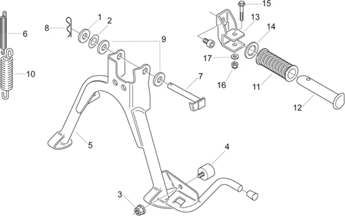 Repose-pieds bequille