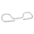 HANDLEBAR- FOR URBAN/HYBRID BIKE- MULTIPOSITIONS ERGOTEC- SILVER ALUMINIUM Ø 25,4 Wd 570mm