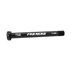 AXE/BLOCAGE DE ROUE ROUTE TRAVERSANT AVANT SYNTACE FILETAGE 1.0 POUR 12X100 NOIR 36gr. (119mm HORS BUTEE FILETAGE 13mm)