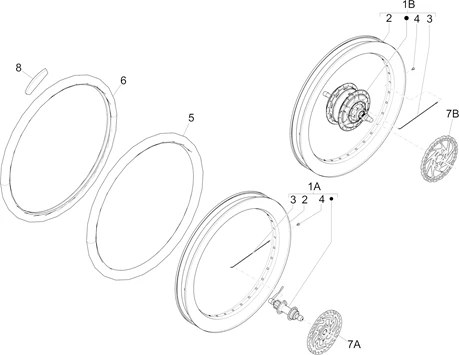 Roue arrière