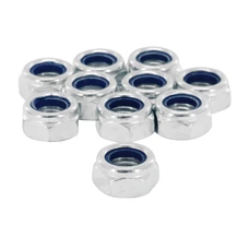 HEX NUT NYLSTOP TYPE M12 (SOLD PER 10)