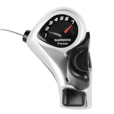 MANETTE VTT SHIMANO 7V. DROITE TX50 ARGENT