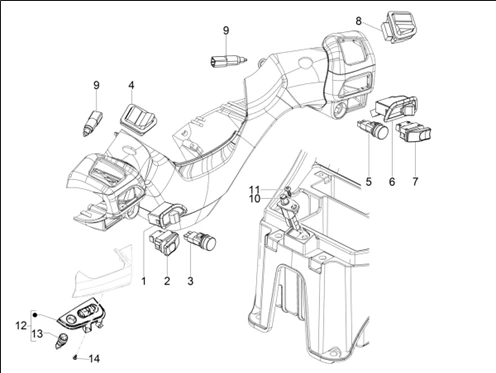 Inverseurs - Commutateurs - Boutons - Interrupteurs