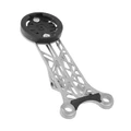 SUPPORT GPS / COMPTEUR 3D TITANE FIXATION POUR CINTRE PINARELLO MOST COMPATIBLE GARMIN 1050 14.1g -NEWTON