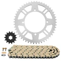KIT CHAINE ADAPTABLE KAWASAKI 85 KX PETITE ROUE 2003>2021 420 14x50 (DIAM COURONNE 100/116/8.50) (DEMULTIPLICATION ORIGINE) -AFAM
