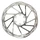 DISQUE DE FREIN ROUTE / GRAVEL 6 TROUS SRAM PACELINE RT-PLN-A2 160mm ARGENT/NOIR AVEC ECROU (BORD ARRONDI) -EPAISSEUR 1.8 mm
